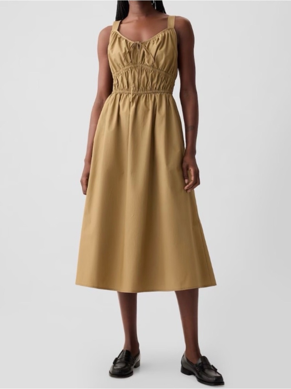 GAP Medium Tall Sleeveless Midi Dress